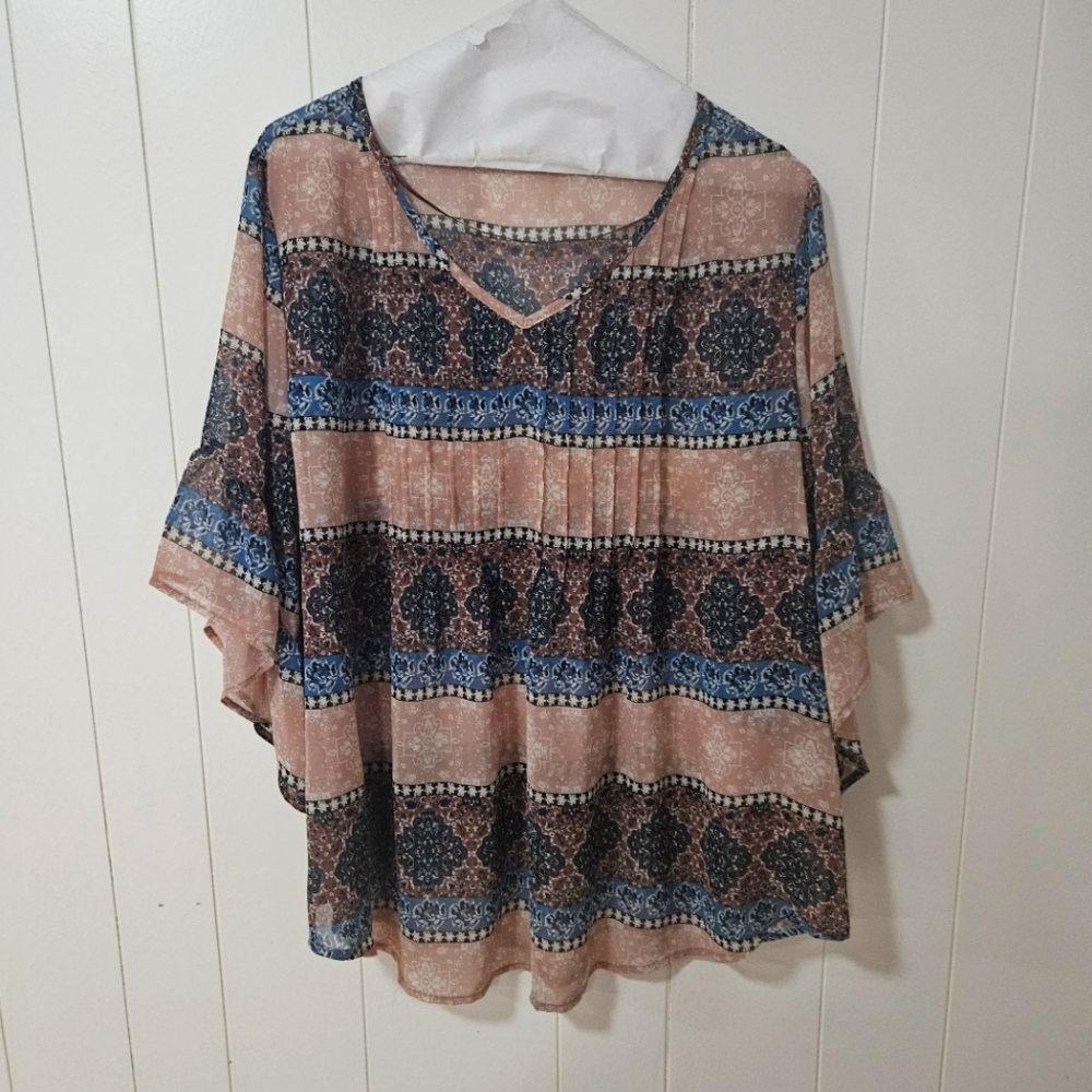 Womens light Pink colored blouse